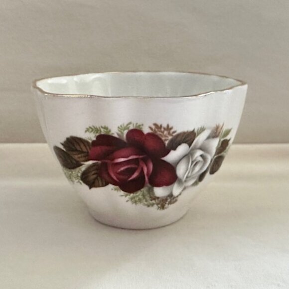 Vintage Bone China Rose Cup - Picture 1 of 7